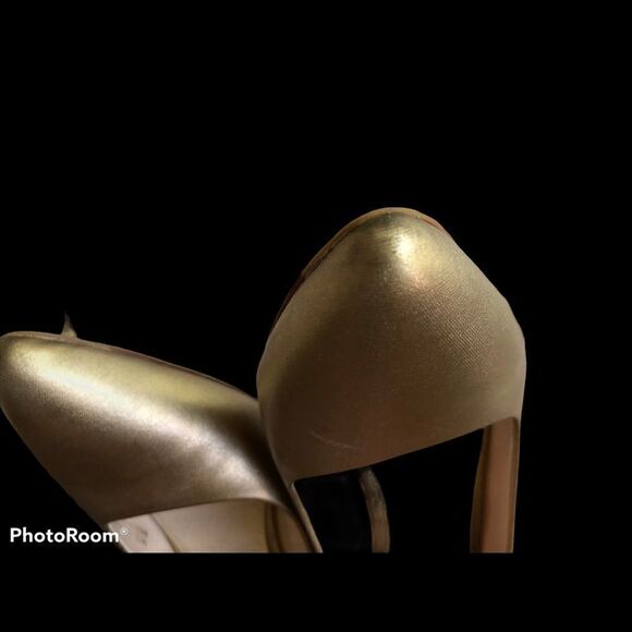 Cole Haan Gold Wedges 7M - Picture 5 of 16